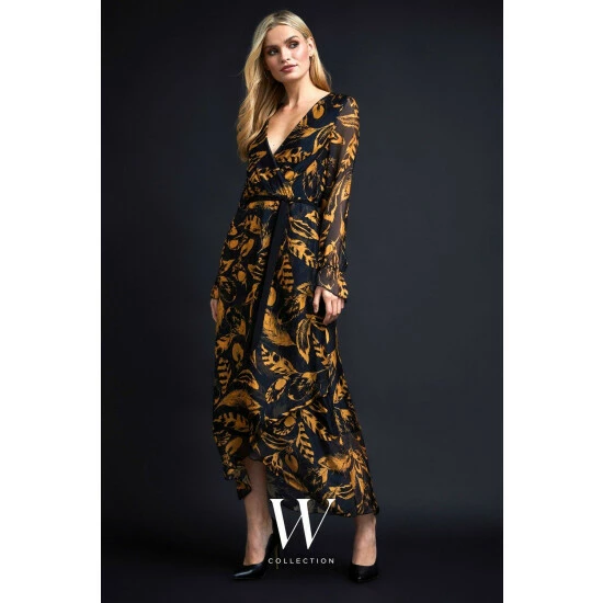 Wallis Silk Mix Feather Midi Dress For Female 10 Wallis Silk Mix Feather Midi Dress For Female - Image 8