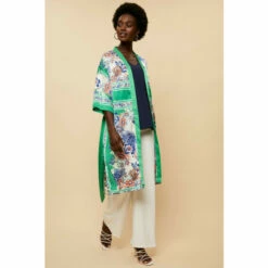 Wallis Scarf Print Belted Kimono For Female