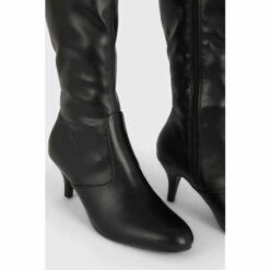 Wallis Kinsley Stretch Low Stiletto Heel Knee High Boots For Female -Cheap Wallis Store unnamed file 648