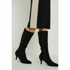Wallis Kinsley Stretch Low Stiletto Heel Knee High Boots For Female -Cheap Wallis Store unnamed file 652