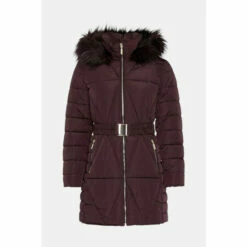 Wallis Petite Longline Fitted Padded Coat For Female -Cheap Wallis Store unnamed file 658
