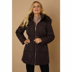 Wallis Petite Longline Fitted Padded Coat For Female -Cheap Wallis Store unnamed file 659