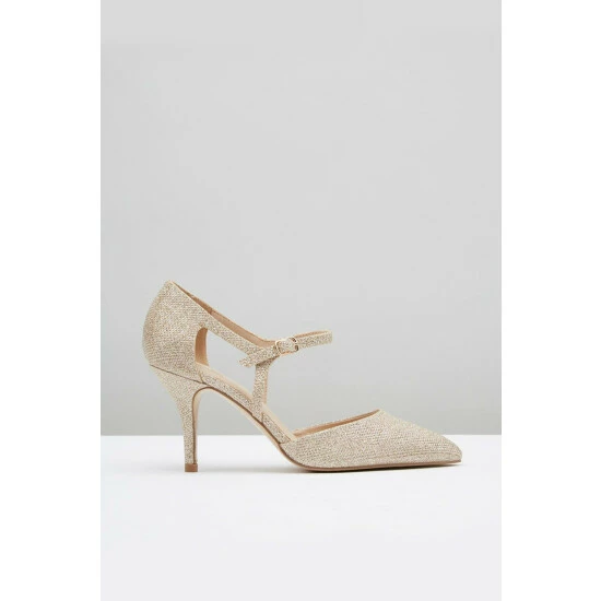 Wallis Emily Pointed Buckle Detail Court Shoes For Female 3 Wallis Emily Pointed Buckle Detail Court Shoes For Female