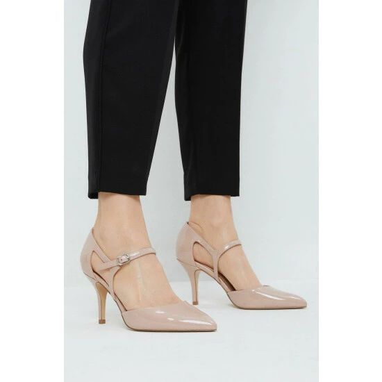 Wallis Emily Pointed Buckle Detail Court Shoes For Female 10 Wallis Emily Pointed Buckle Detail Court Shoes For Female - Image 8