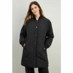 Wallis Quilted Mid Length Coat For Female -Cheap Wallis Store unnamed file 804