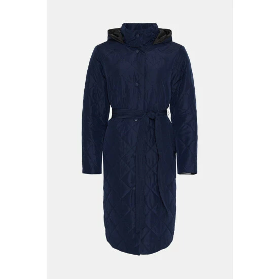 Wallis Tall Funnel Neck Belted Padded Coat For Female 7 Wallis Tall Funnel Neck Belted Padded Coat For Female - Image 5