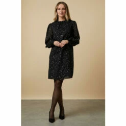 Wallis Foil Star Shift Dress For Female