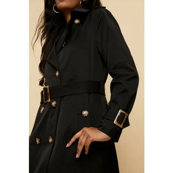 Wallis Petite Double Breasted Trench Coat For Female 6 Wallis Petite Double Breasted Trench Coat For Female - Image 4