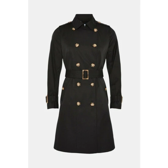 Wallis Petite Double Breasted Trench Coat For Female 7 Wallis Petite Double Breasted Trench Coat For Female - Image 5