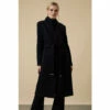 Wallis Navy Smart Belted Collarless Wrap Coat For Female -Cheap Wallis Store unnamed file 939