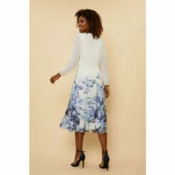 Wallis Border Print Twist Detail Midi Dress For Female -Cheap Wallis Store unnamed file 953