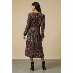 Wallis Tall Pink Paisley Lace Trim Midi Dress For Female -Cheap Wallis Store unnamed file 98