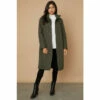 Wallis Olive Funnel Neck Belted Padded Coat For Female -Cheap Wallis Store unnamed file 997